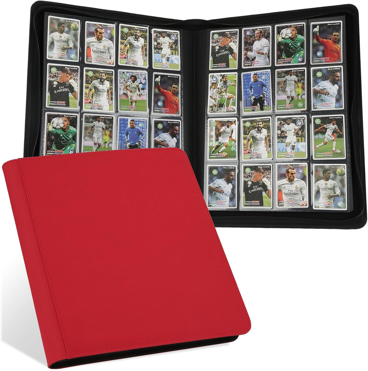 Trading Card Binder 16 Pocket, 1024 Pockets Card Binders, Card Collection Binder, Card Album Folder