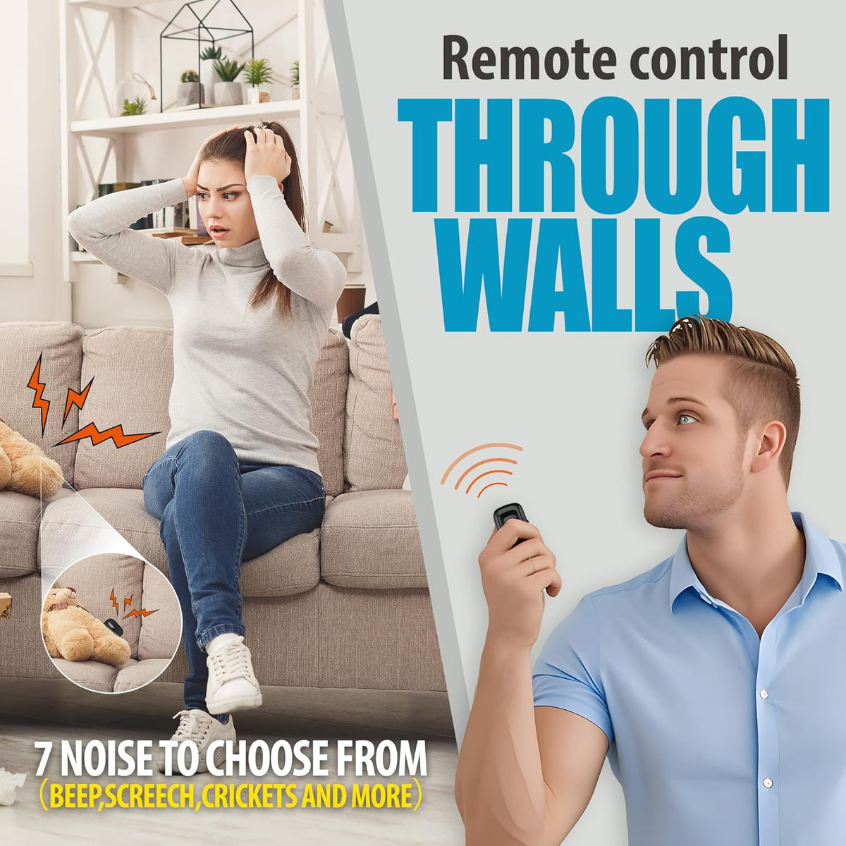 Cricket Noise Maker Prank with Remote Control,Hidden Prank Noise Maker for Adults,Gag Gifts for