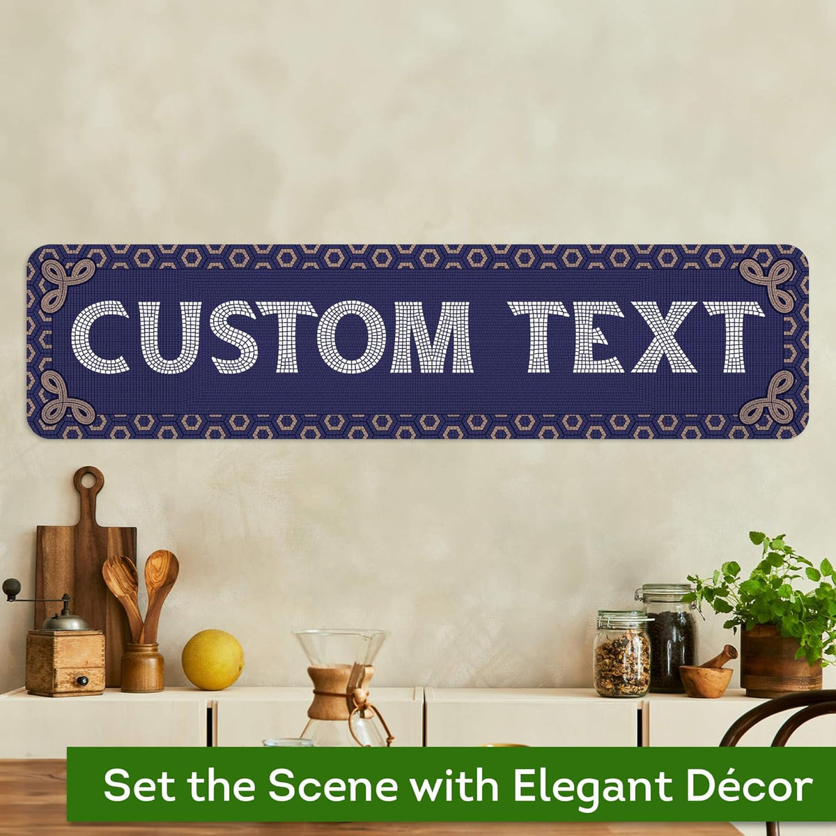 Custom Sign, Custom Street Sign, 11 Font Colors, 13 Font Styles, 4 Hole Options, 22 Sizes, 8x32