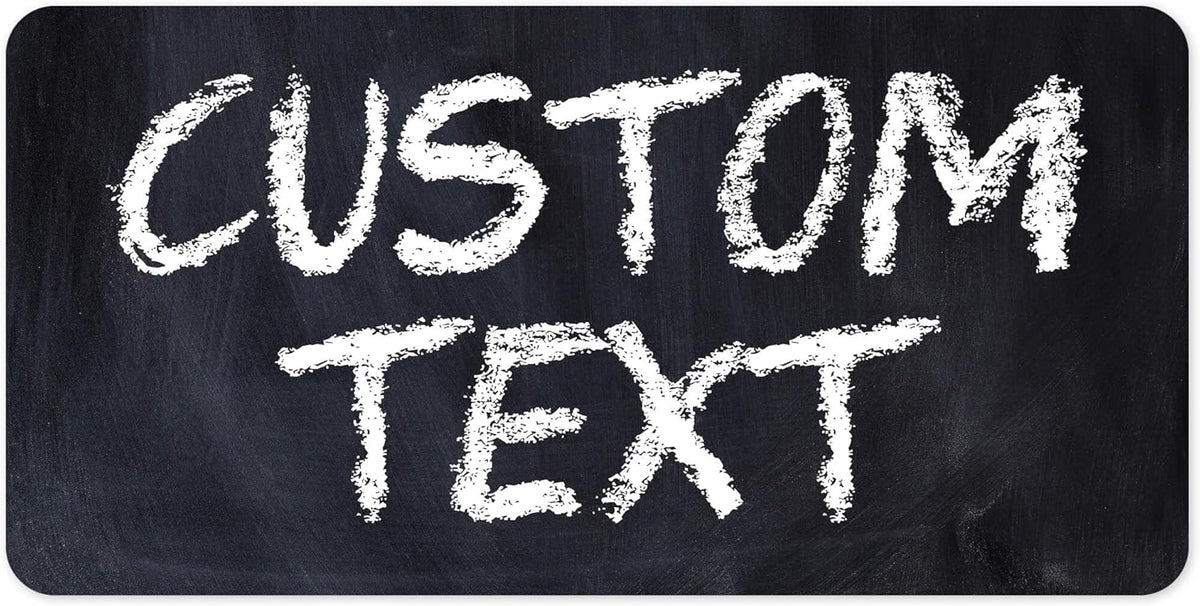 Custom Sign, Custom Street Sign, 11 Font Colors, 13 Font Styles, 4 Hole Options, 22 Sizes, 6x12