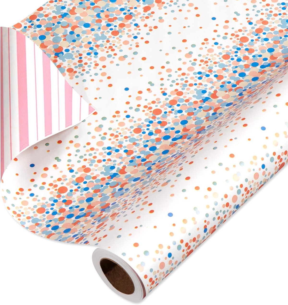 American Greetings 175 sq. ft. Reversible Wrapping Paper for Birthdays, Weddings, Bridal Showers