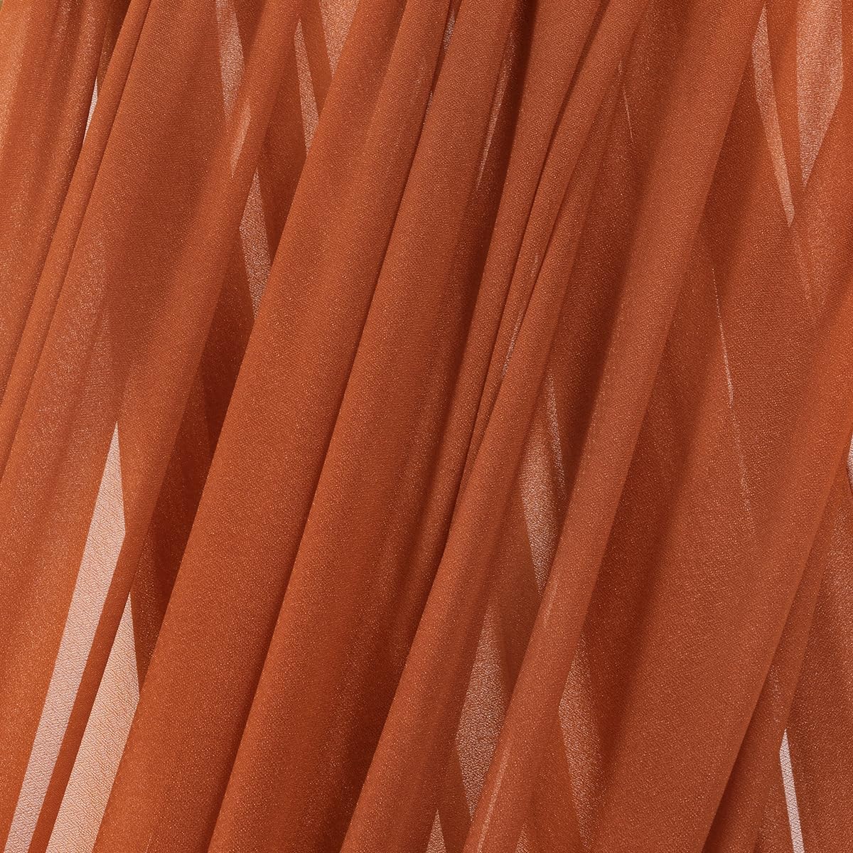 MLMC Terracotta Wedding Arch Draping Fabric 1 Panel 29" x 20 FT Extra Long Gauze Drapes Sheer