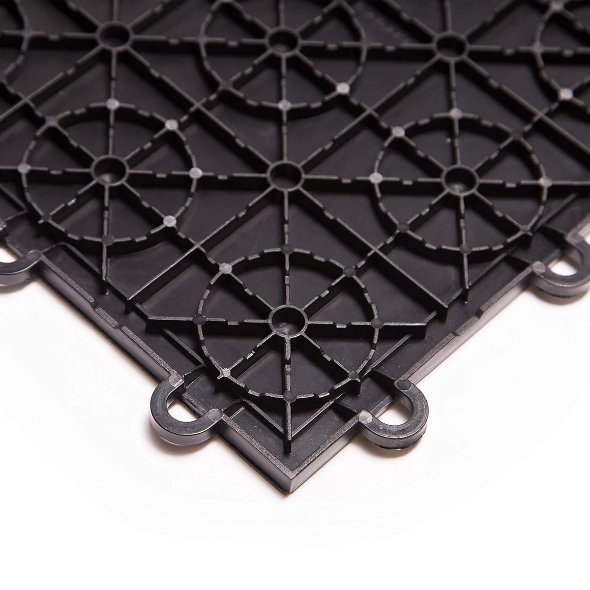 IncStores 3/8 Inch Thick Practice Dance Floor Tiles | Printed Plastic Dance Flooring for Practice