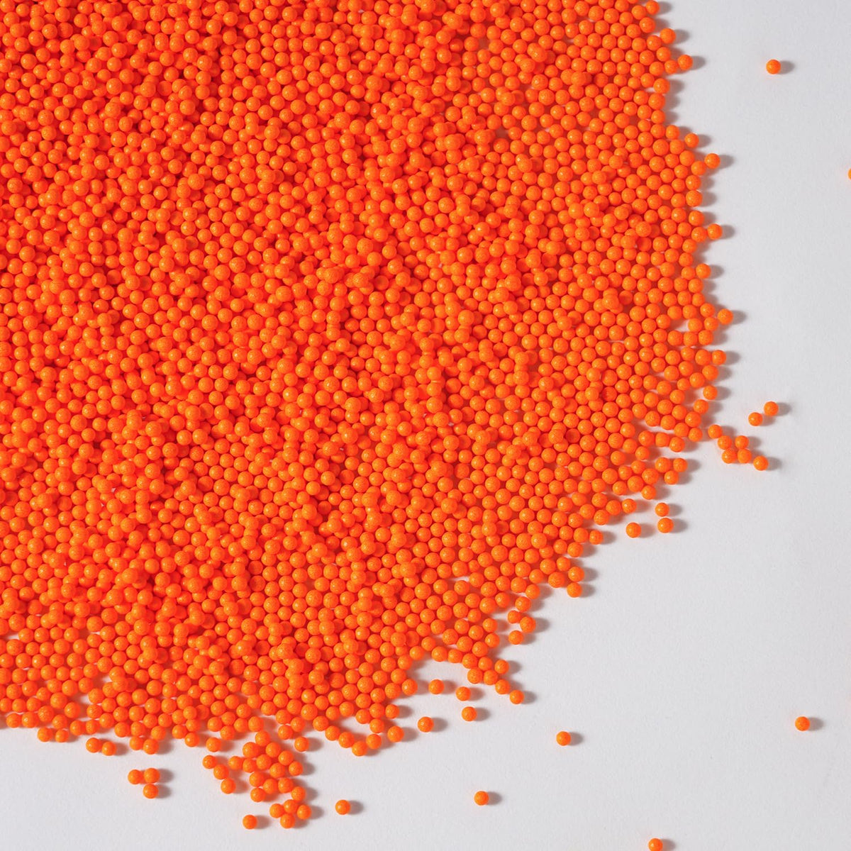 Edible Orange Sprinkles, Nonpareil Sprinkle, Orange Sprinkles for Cupcakes, Cakes, Cookies