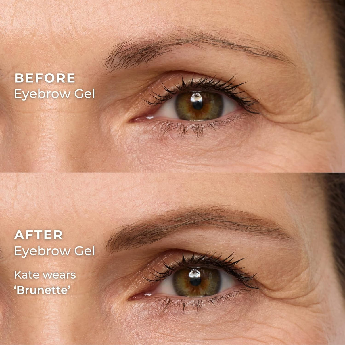 WUNDERBROW Eyebrow Gel, Waterproof, Smudgeproof, Lasts for Days, Shade: Brunette, Vegan and