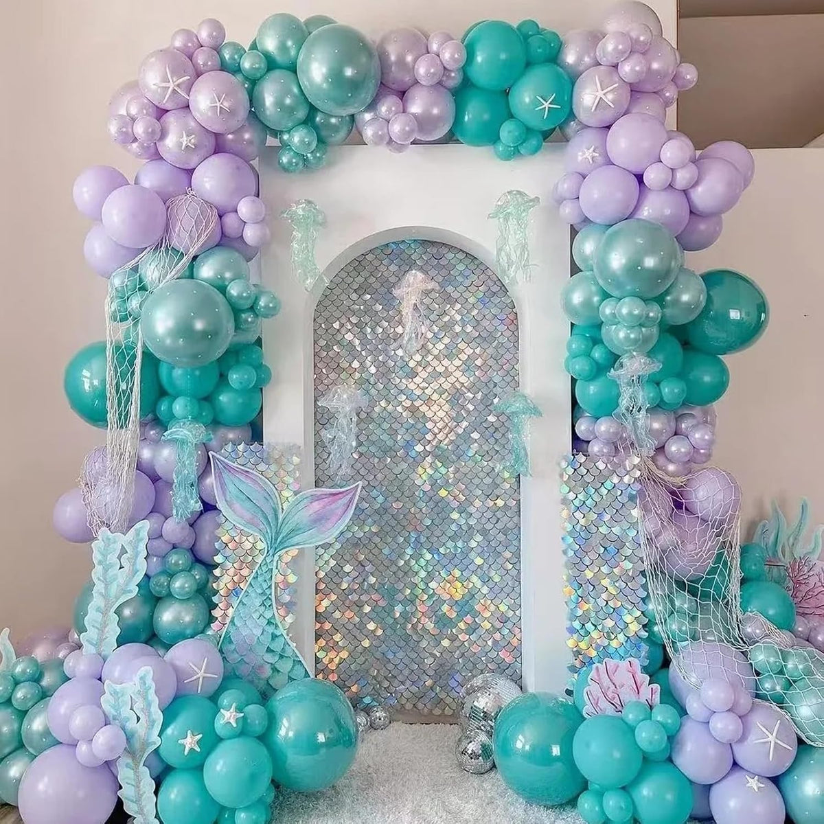90pack Pastel Purple Balloons Different Size 18/12/10/5 Inch Pastel Purple Balloon Garland Arch Kit