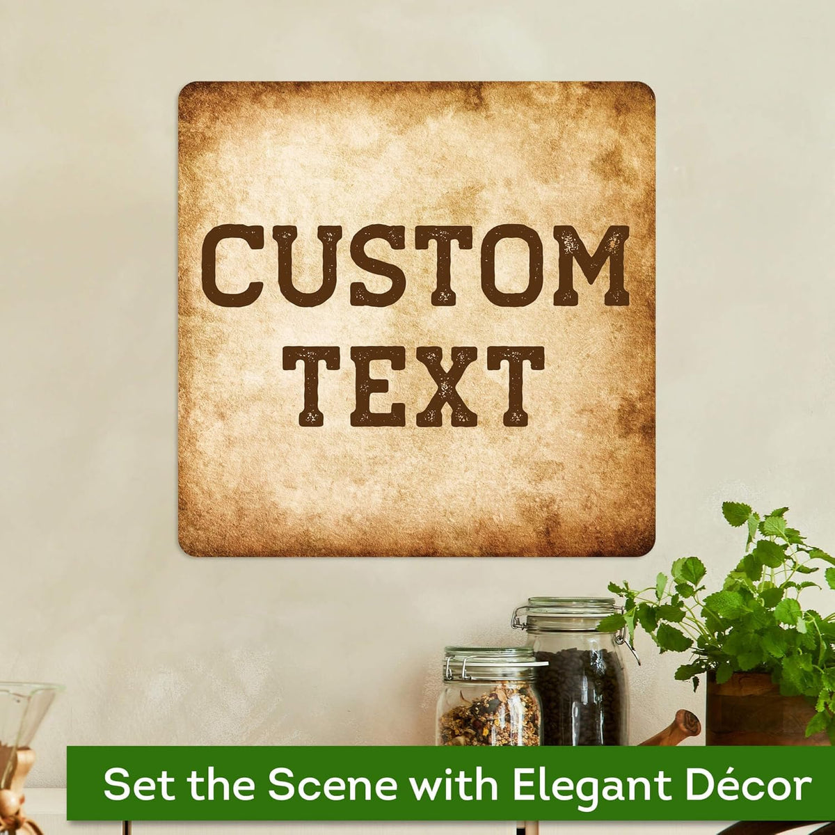 Custom Sign, Custom Street Sign, 11 Font Colors, 13 Font Styles, 4 Hole Options, 22 Sizes, 12x12