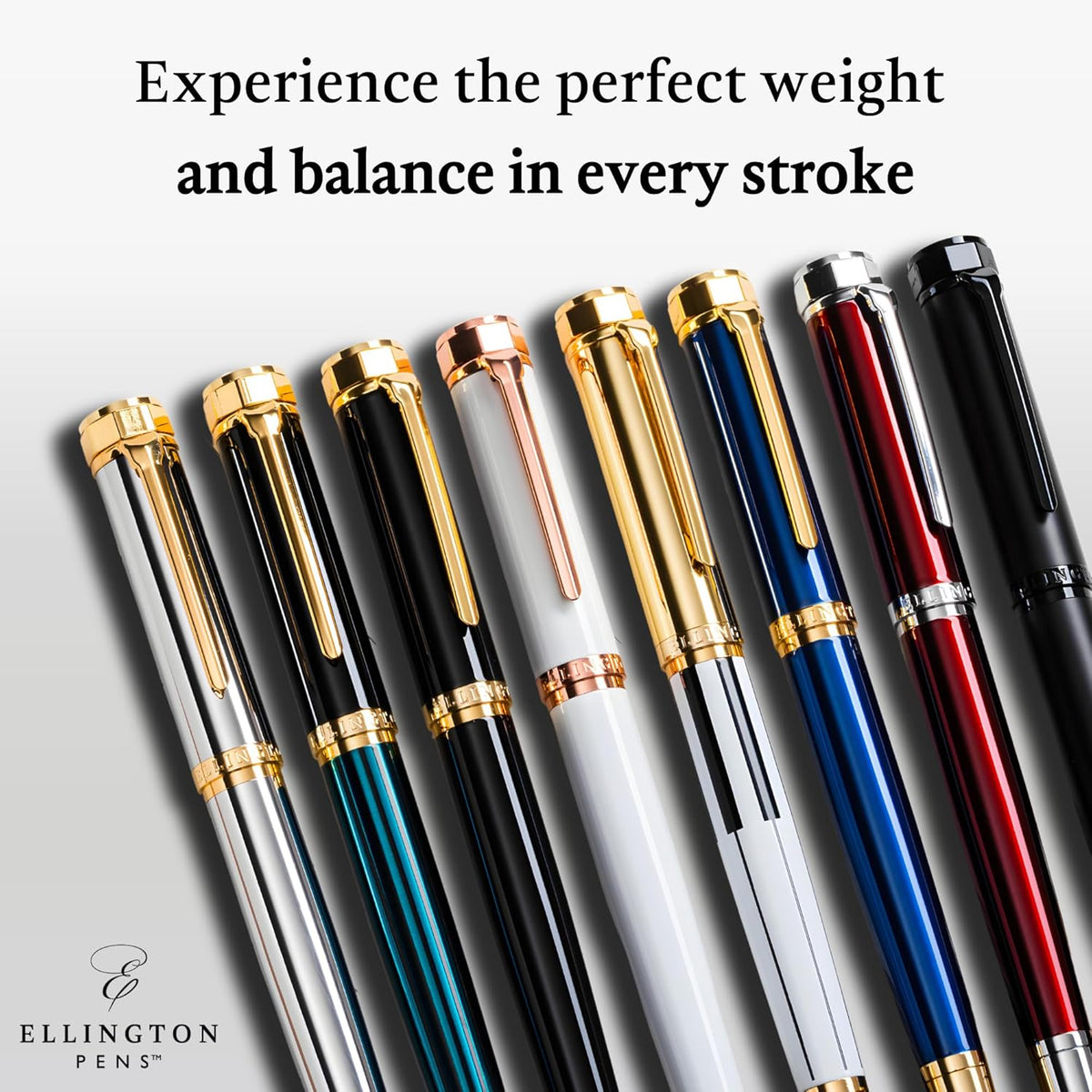 Ellington Pens Luxury Fountain Pen Set- Fountain Pens for Writing - Smooth Fine Nib - Includes