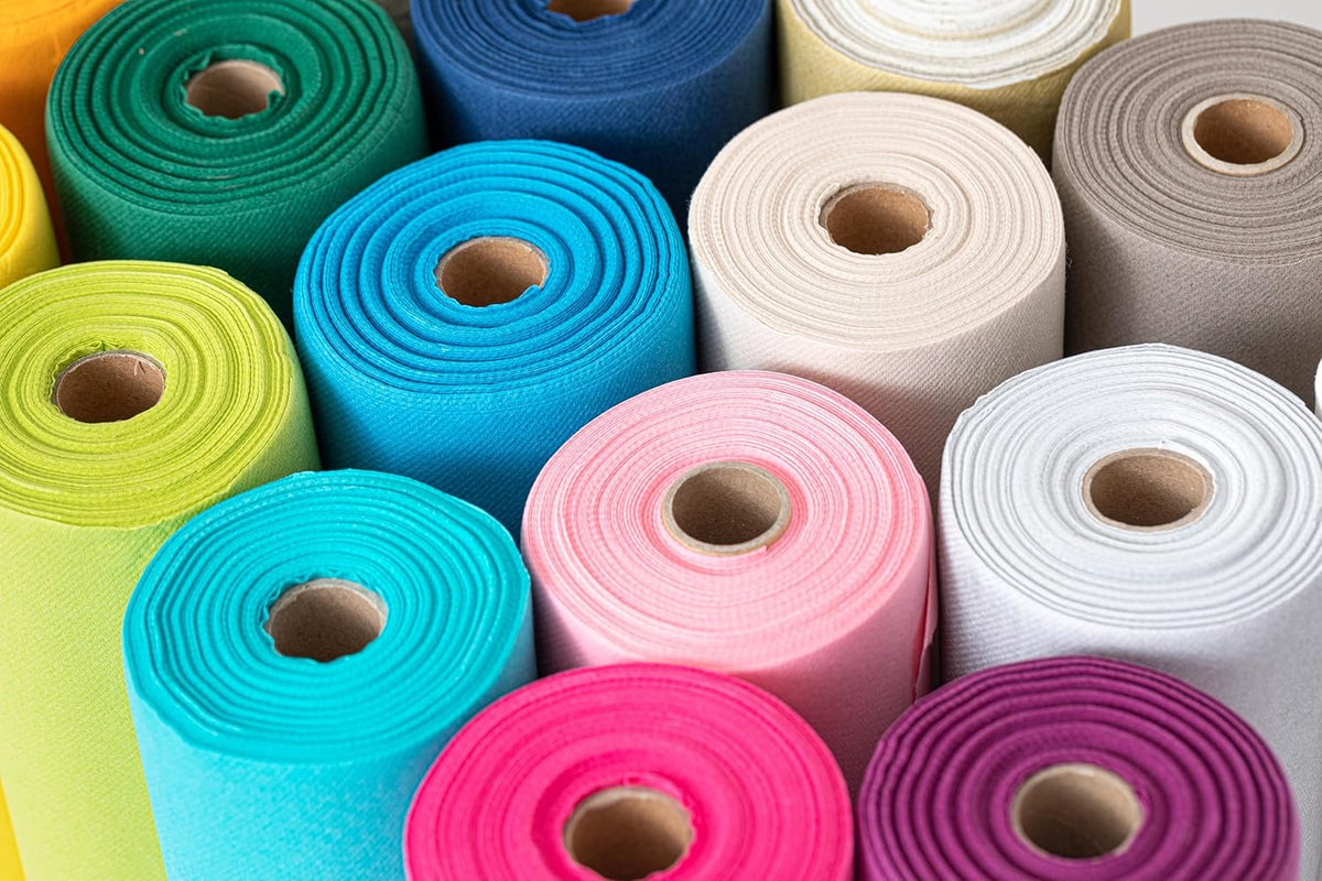 American Homestead Paper Table Runner Roll - 78 ft. Disposable Linen-Like Table Cover Roll - 20