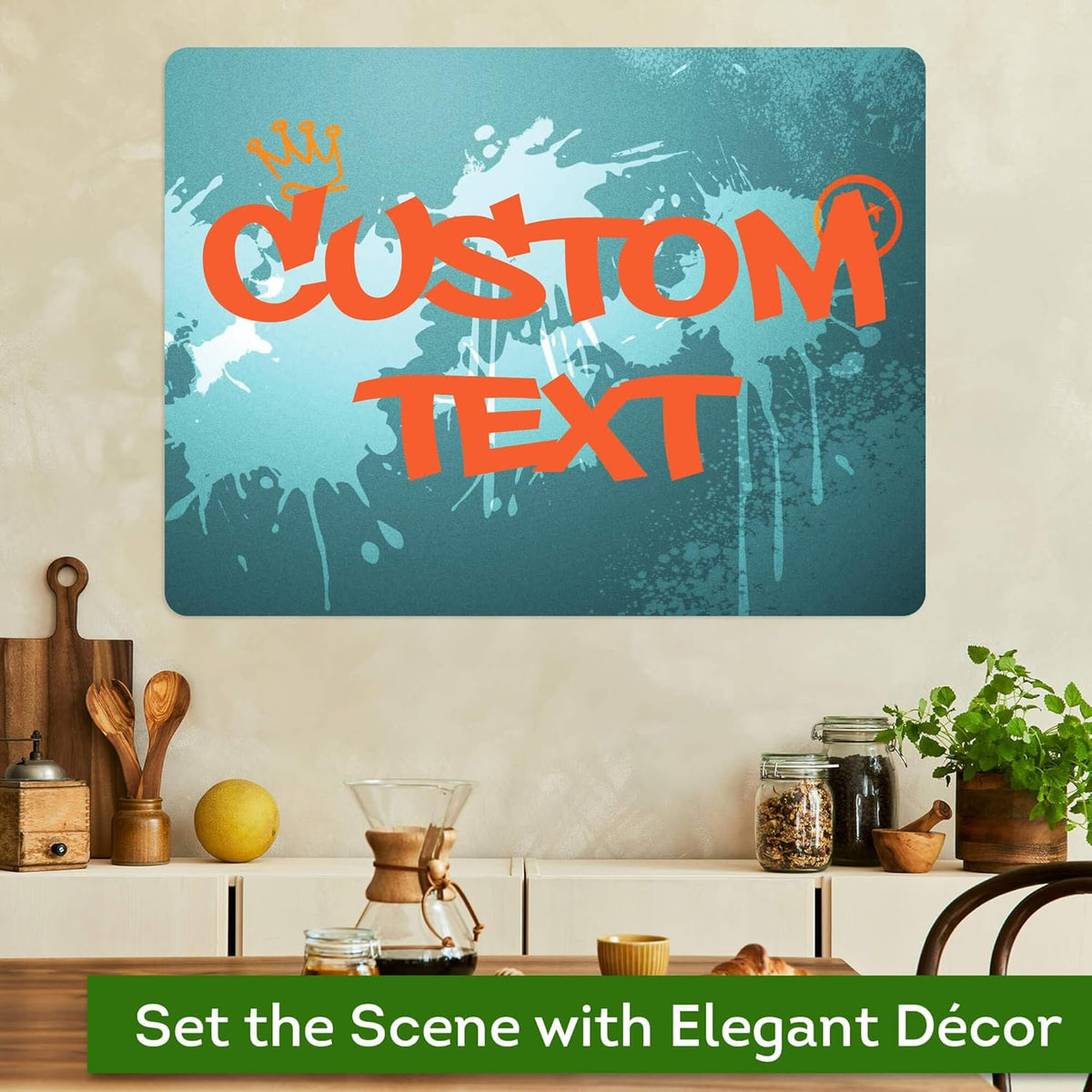 Custom Sign, Custom Street Sign, 11 Font Colors, 13 Font Styles, 4 Hole Options, 22 Sizes, 18x24
