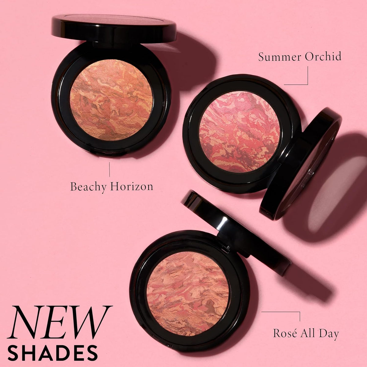 LAURA GELLER NEW YORK Baked Blush-n-Brighten Marbleized Blush for Cheeks - Beachy Horizon - Natural