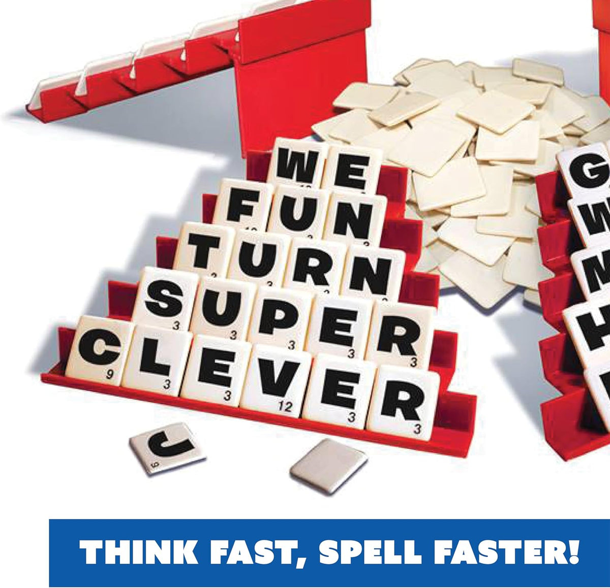 Dabble® Word Game | Fast-Paced Family Board Game | Enhances Spelling and Vocabulary for All Ages |