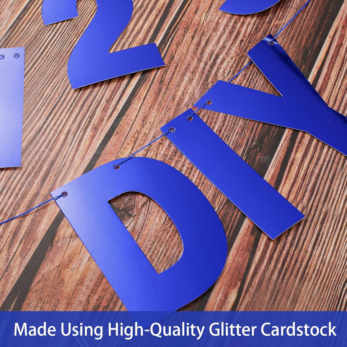 TaoBary 112 Pcs DIY Letter Custom Banner Glitter Customizable Banner Kit Including 107 Letters and