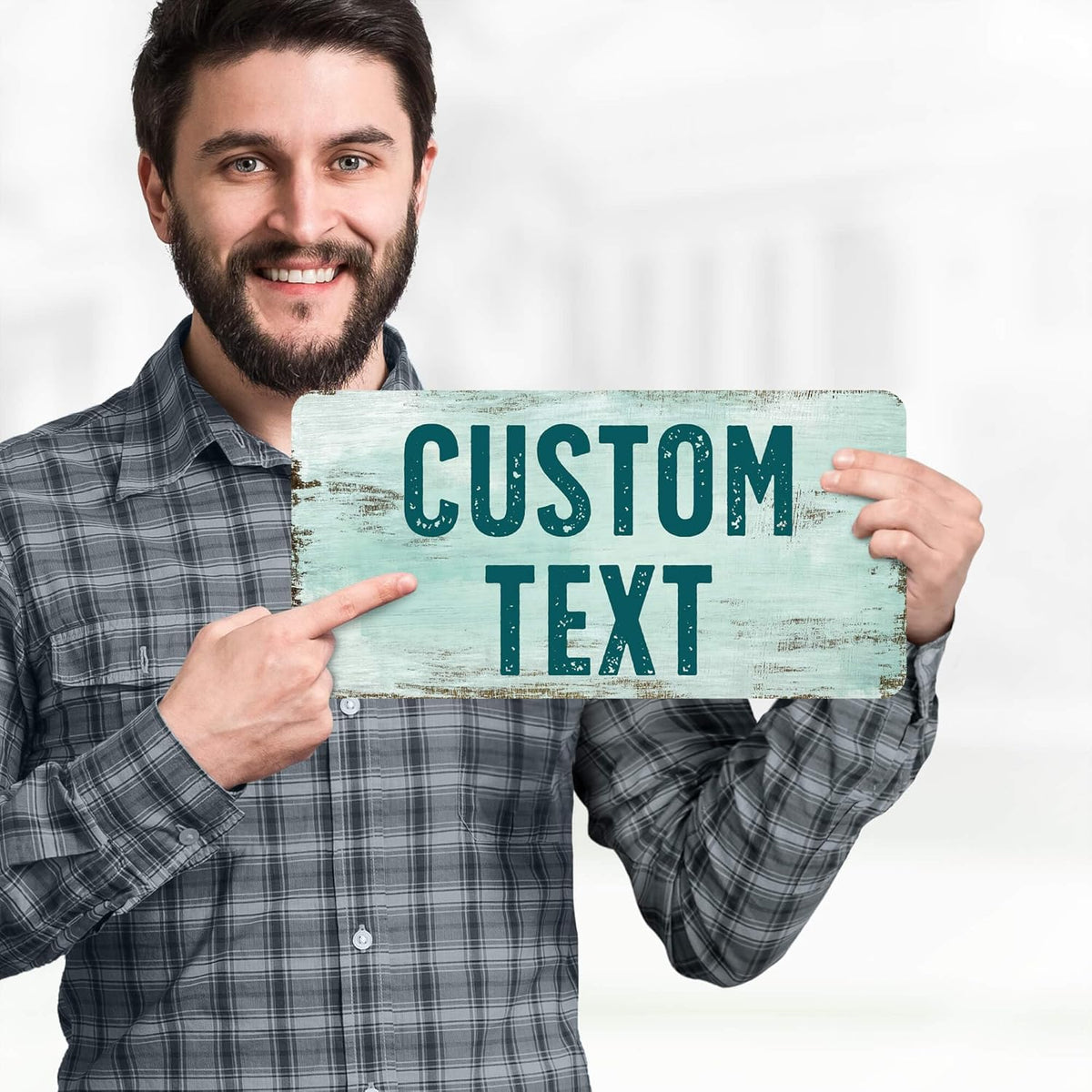 Custom Sign, Custom Street Sign, 11 Font Colors, 13 Font Styles, 4 Hole Options, 22 Sizes, 6x12