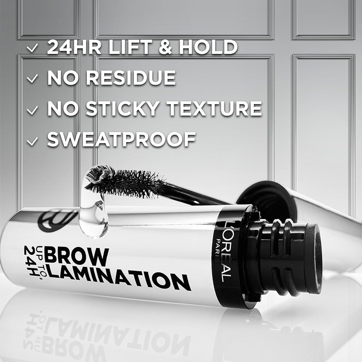 L'Oreal Paris Infallible Up To 24H Wear Brow Lamination, Water-Resistant Longwear Eyebrow Gel Make