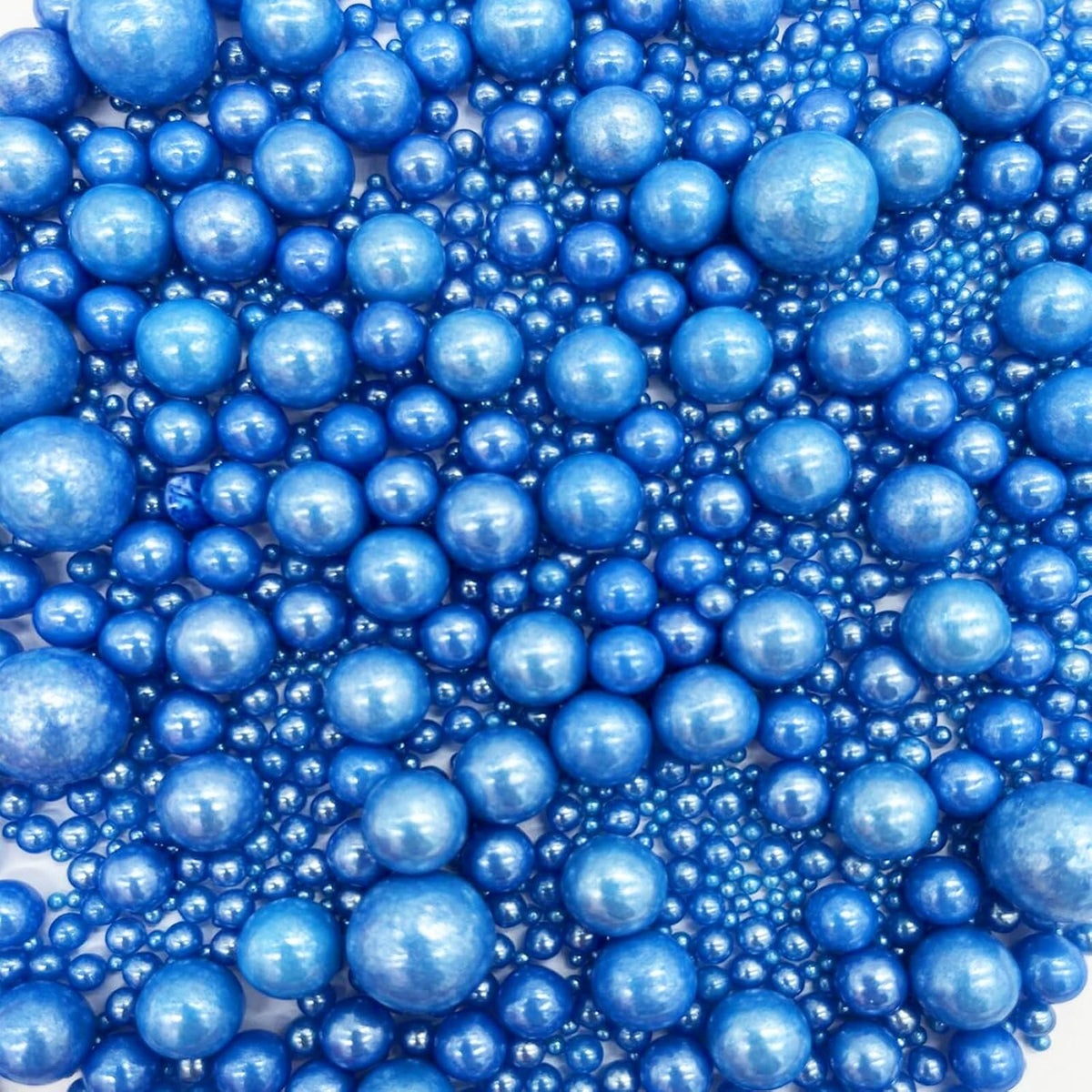 Edible Royal Blue Pearl Sugar Sprinkles Candy Baking Edible Cake Decorations Cupcake Toppers Cookie