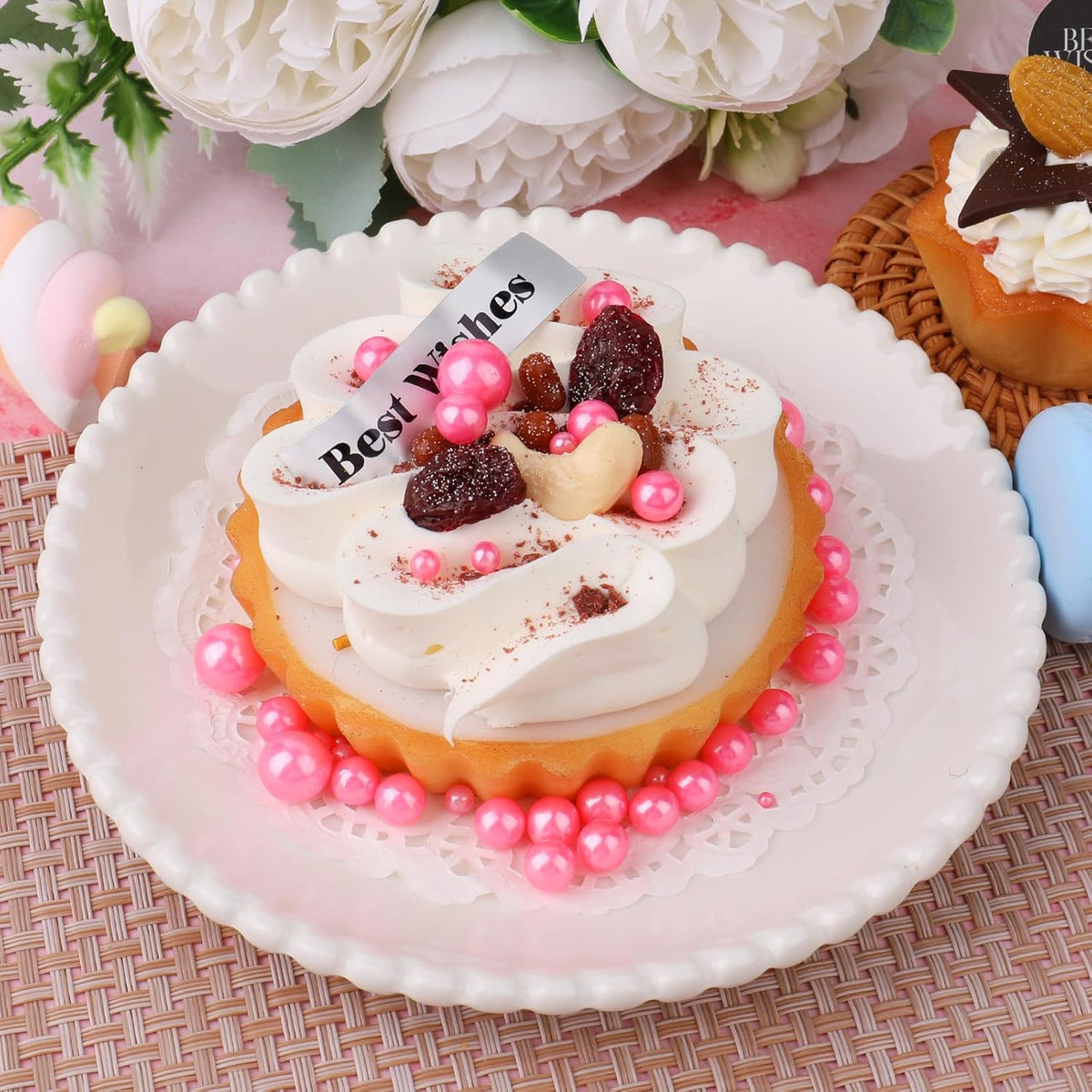 Pink Pearl Sprinkles for Cake Decorating, 11.3 Oz Edible Pearls Sugar 4 Sizes Gift Box Set for