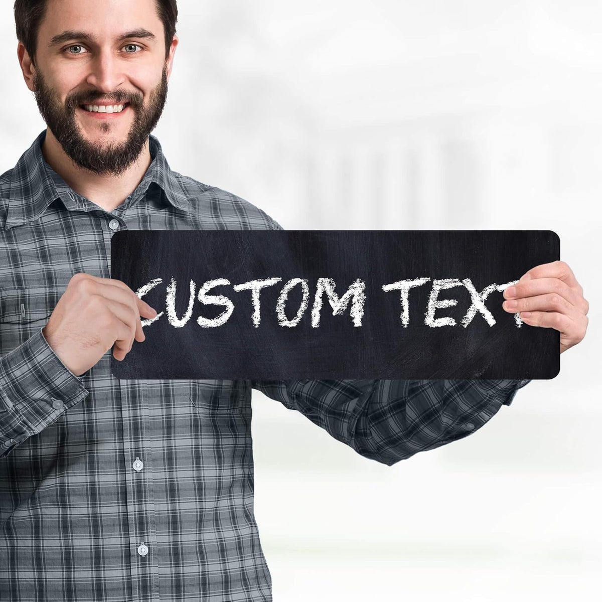 Custom Sign, Custom Street Sign, 11 Font Colors, 13 Font Styles, 4 Hole Options, 22 Sizes, 6x18