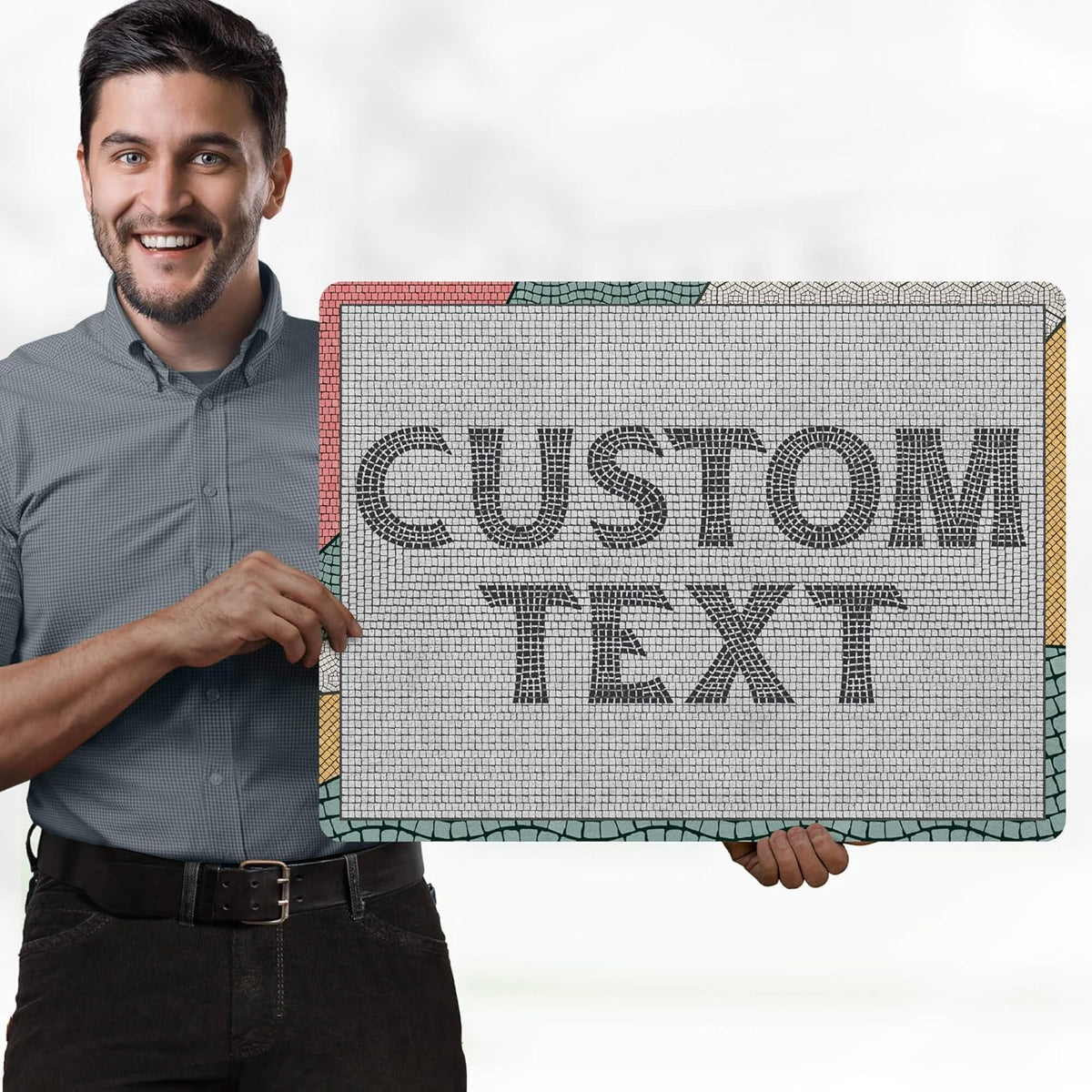 Custom Sign, Custom Street Sign, 11 Font Colors, 13 Font Styles, 4 Hole Options, 22 Sizes, 18x24