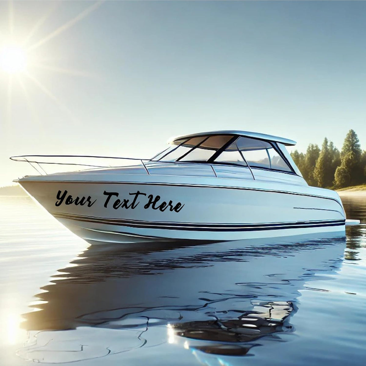 Custom Boat Lettering Decals - Personalized Boat Numbers and Letters Custom - Waterproof Vinyl Boat