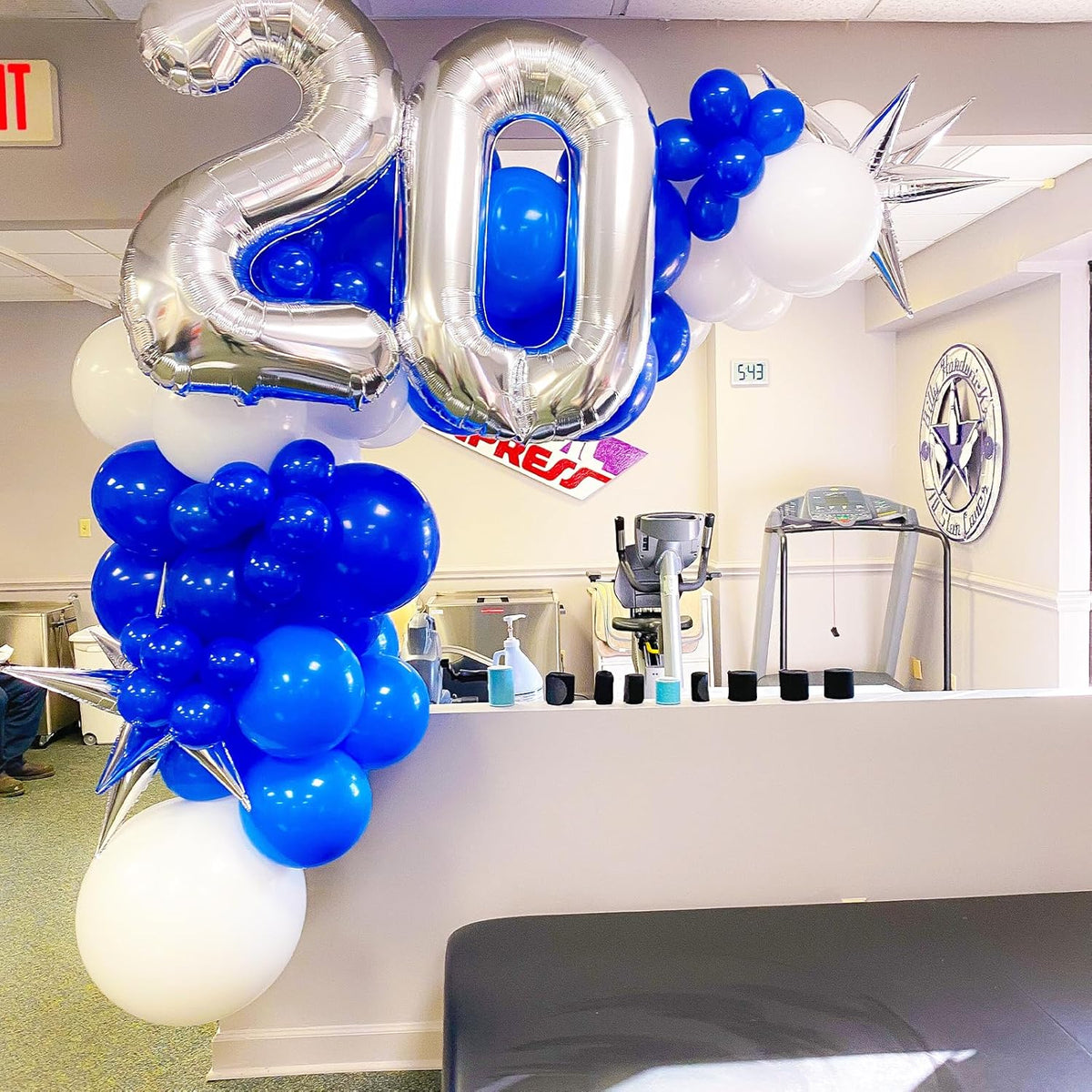 90pack Royal Blue Balloons Different Size 18/12/10/5 Inch Blue Balloon Garland Arch Kit for