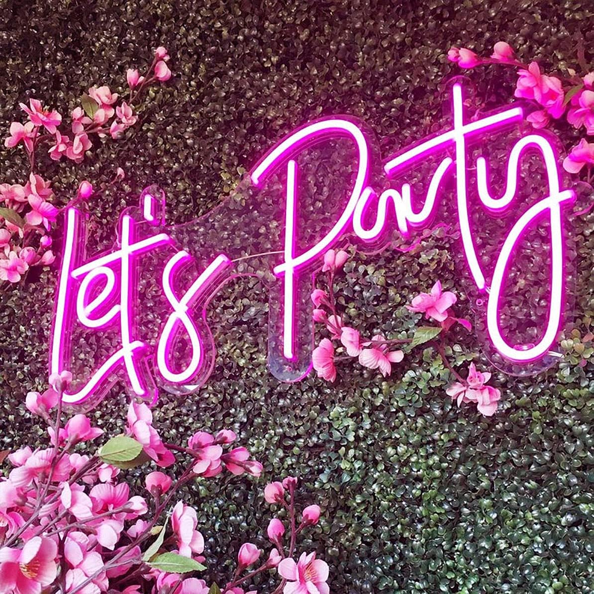 Ulalaza LED Neon Sign Night Light for Wall Party Décor Bedroom Room Bar Wedding Home Birthday Art
