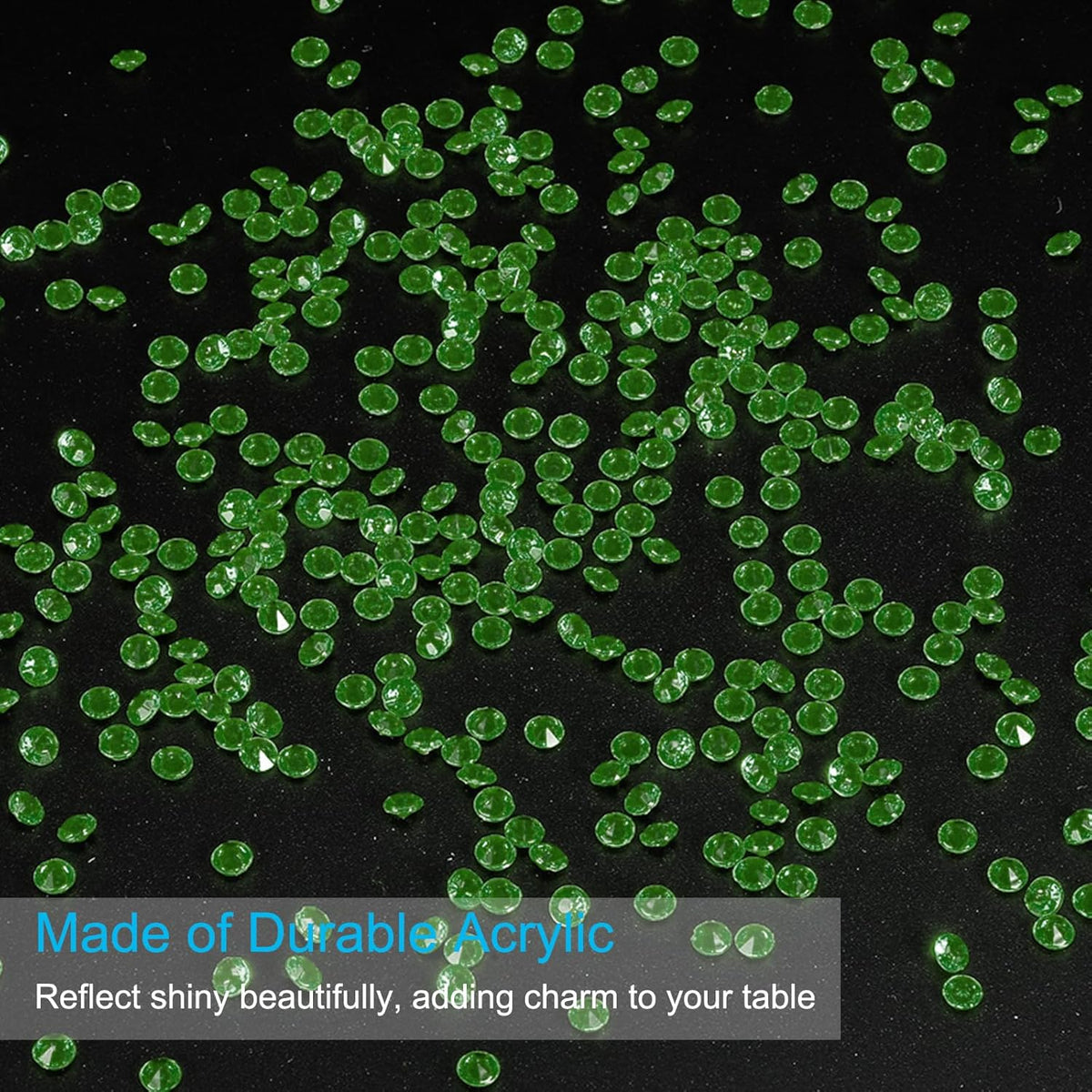 PATIKIL 10000 Pcs Wedding Table Scatter Confetti Crystals 4.5 mm Acrylic Diamonds Vase Fillers Gems