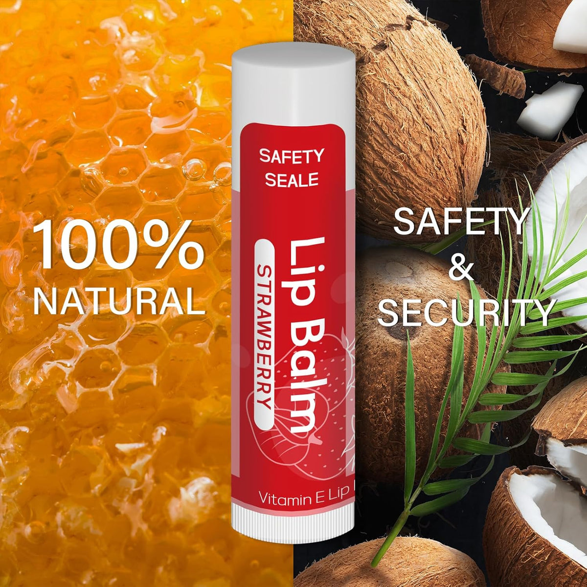 Yopela 221 Pack Natural Lip Balm Bulk with Vitamin E and Coconut Oil - Moisturizing, Soothing, and