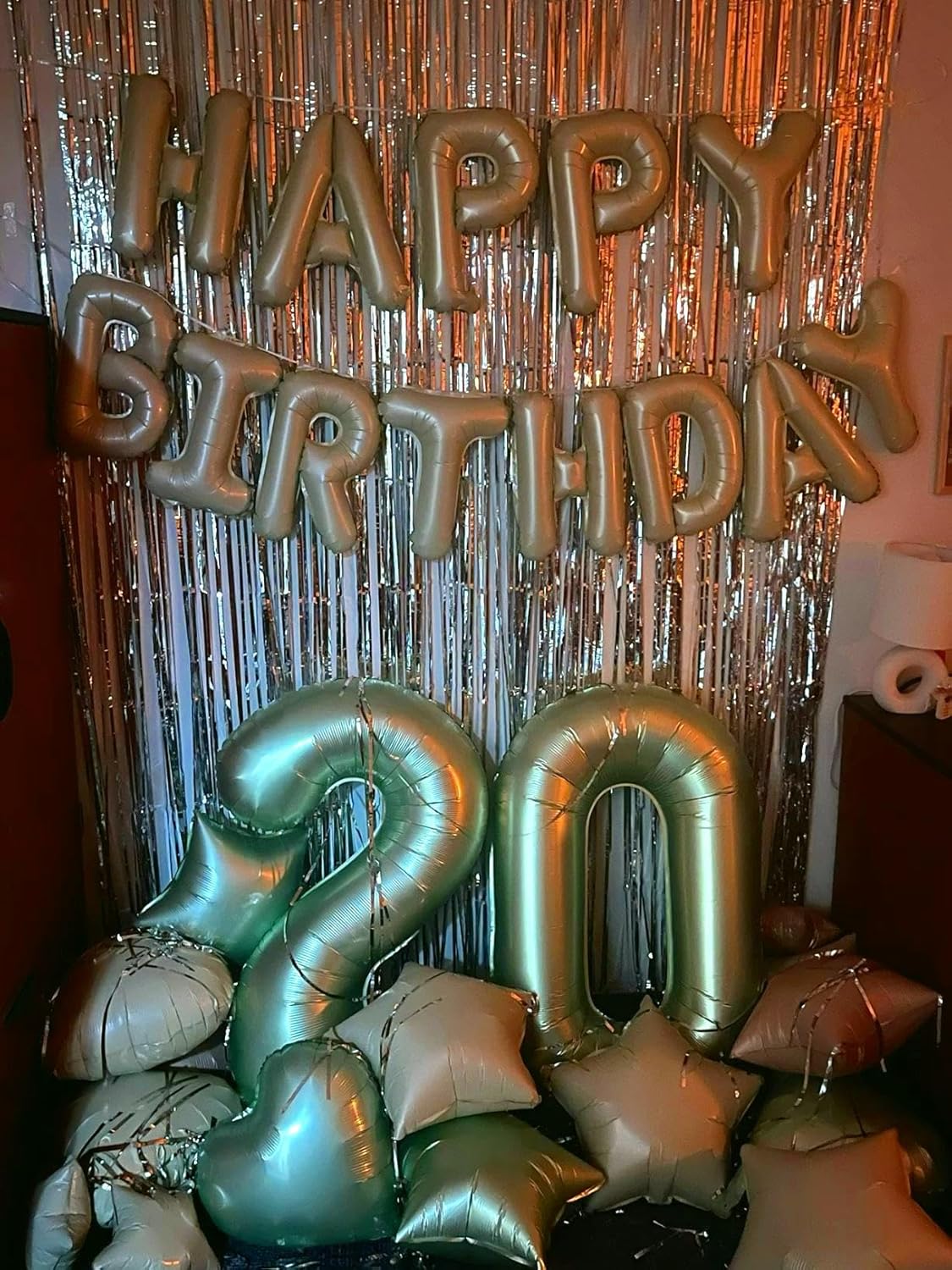 Sage Green 40 Inch 0 Number Balloons, 0 Decorations for 10 20 30 40 50 60 70 80 90 100 Birthday
