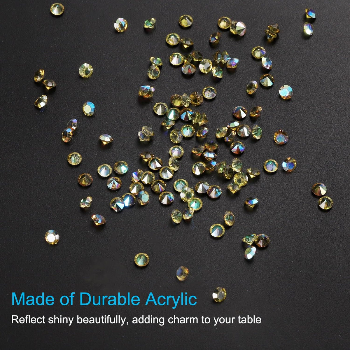 PATIKIL 14000Pcs Wedding Table Scatter Confetti Crystals 3mm Acrylic Diamonds Vase Fillers Gems for