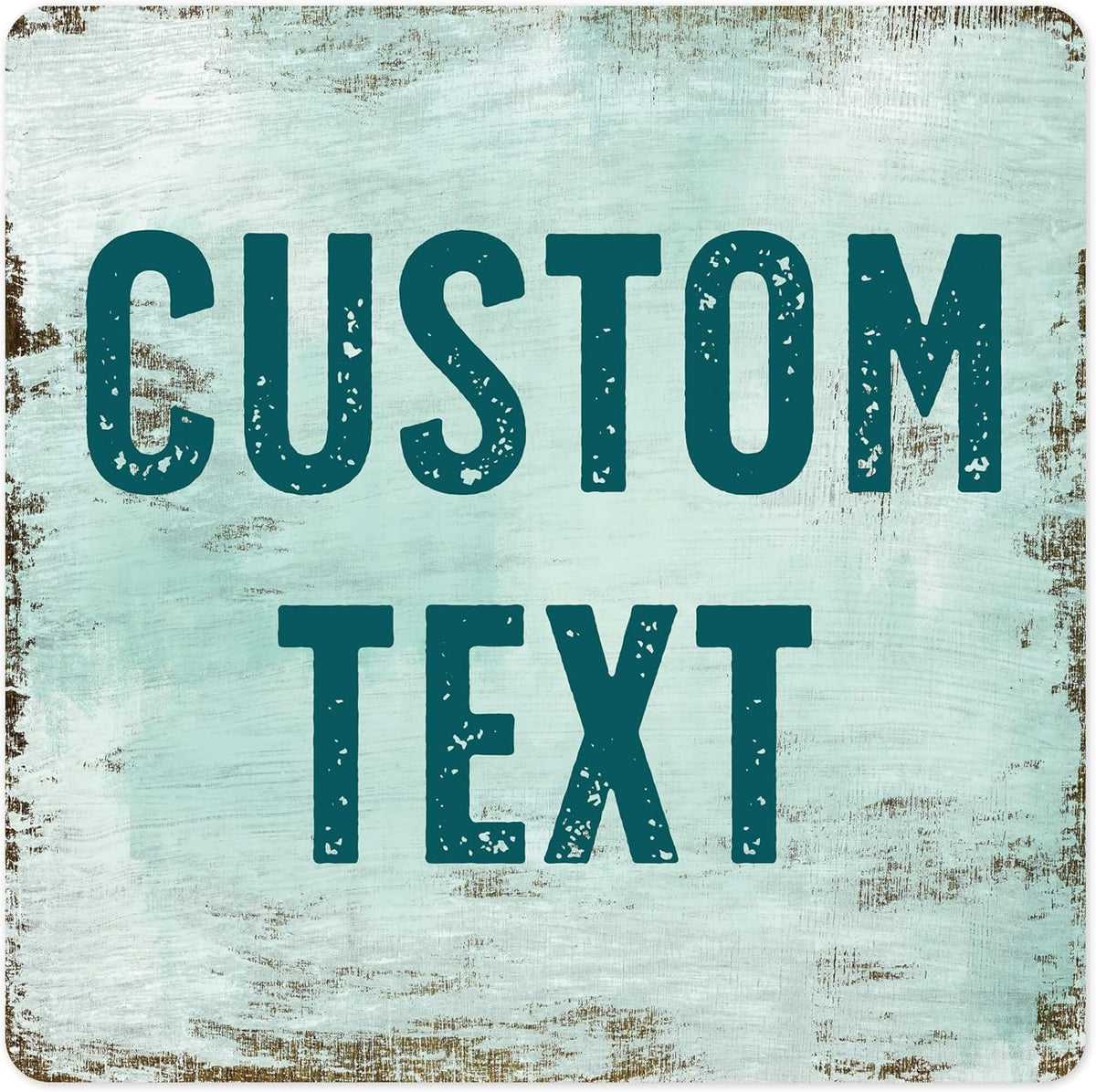 Custom Sign, Custom Street Sign, 11 Font Colors, 13 Font Styles, 4 Hole Options, 22 Sizes, 18x18
