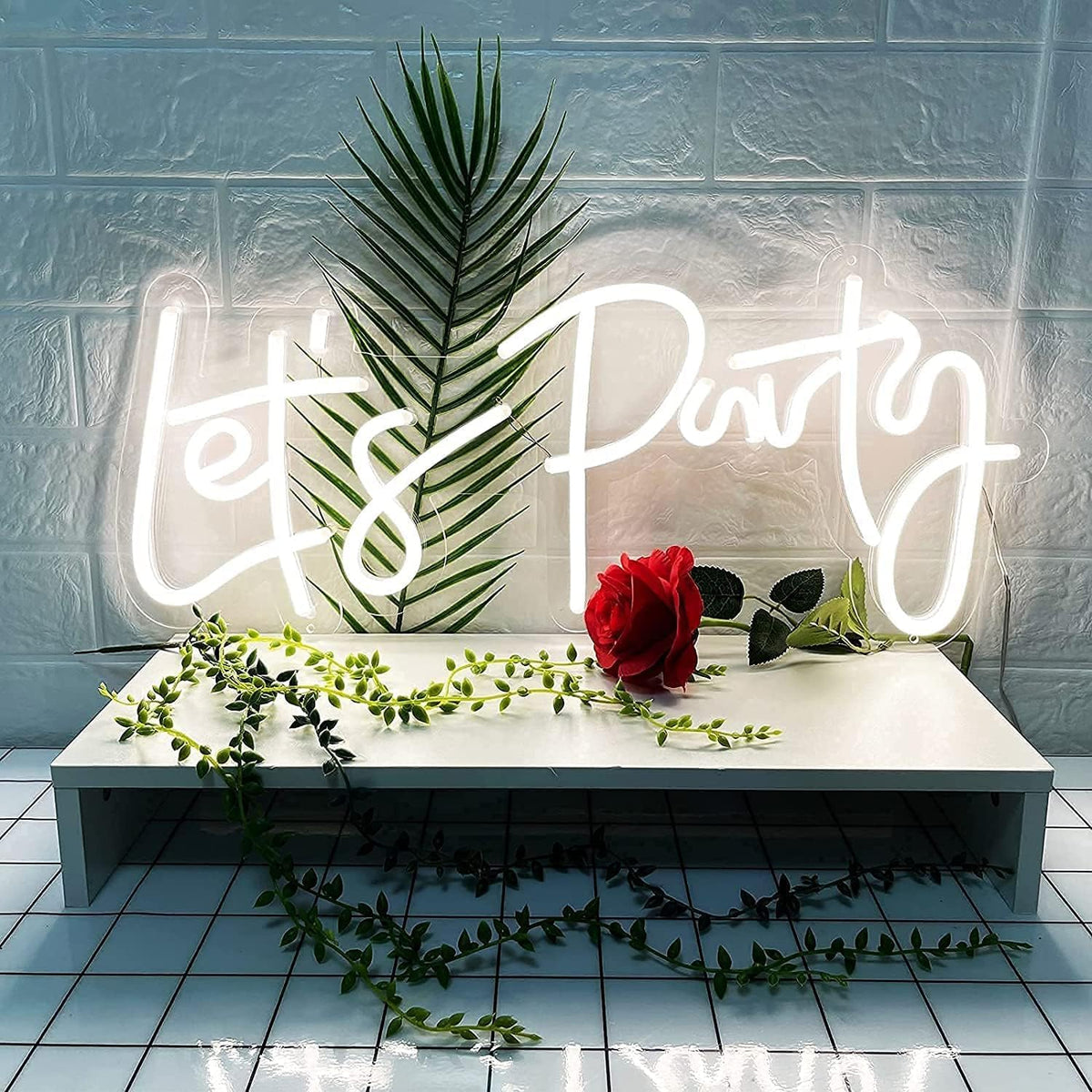 Ulalaza LED Neon Sign Night Light for Wall Party Décor Bedroom Room Bar Wedding Home Birthday Art