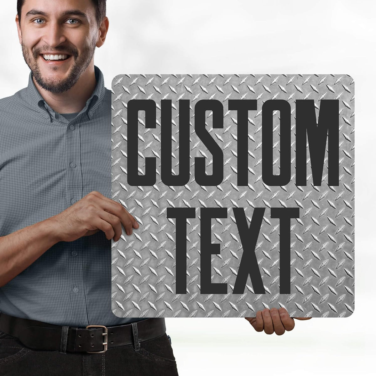 Custom Sign, Custom Street Sign, 11 Font Colors, 13 Font Styles, 4 Hole Options, 22 Sizes, 18x18