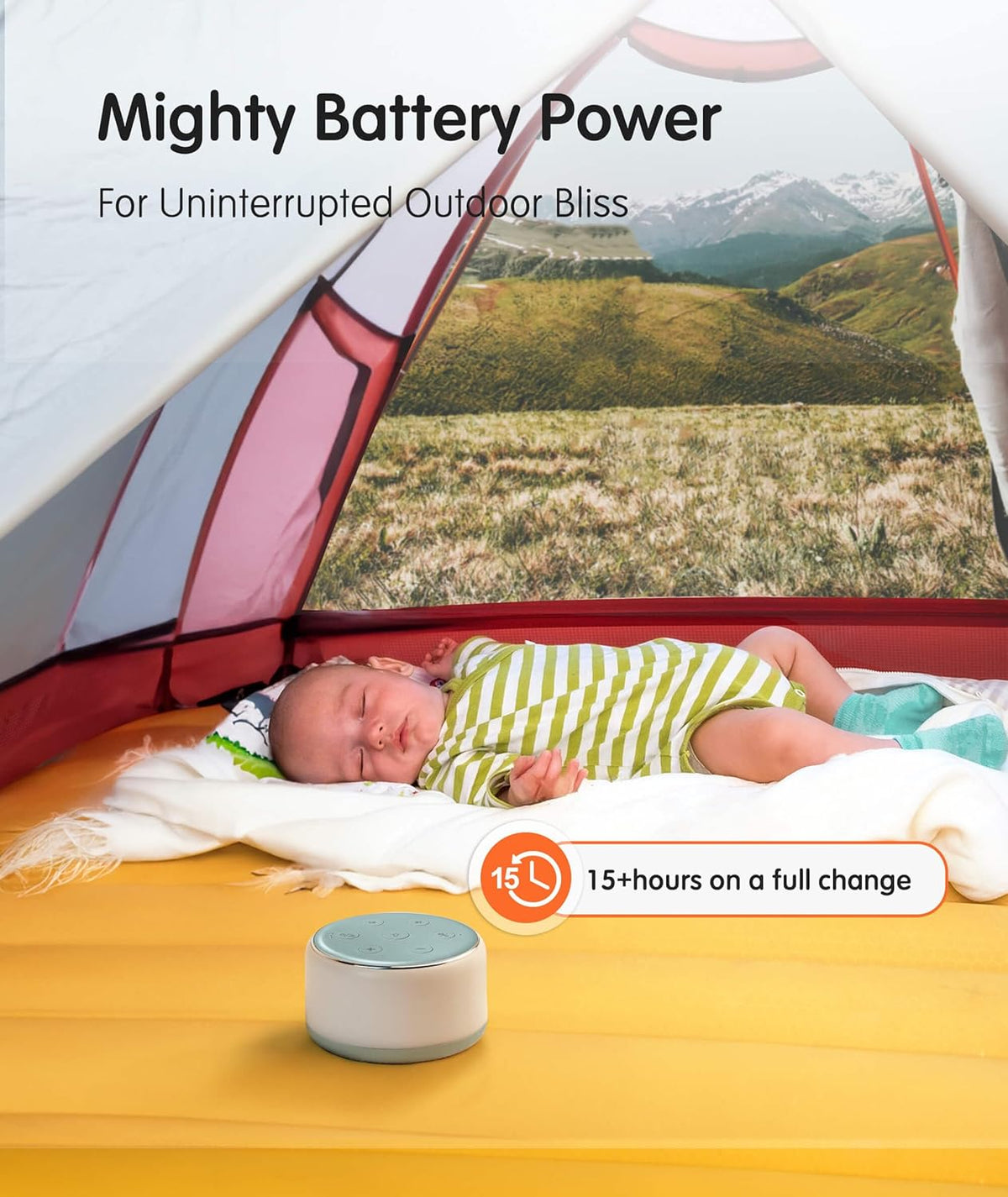 FamiSym White Noise Sound Machine Baby for Sleeping with Night Light – 34 Soothing Sounds
