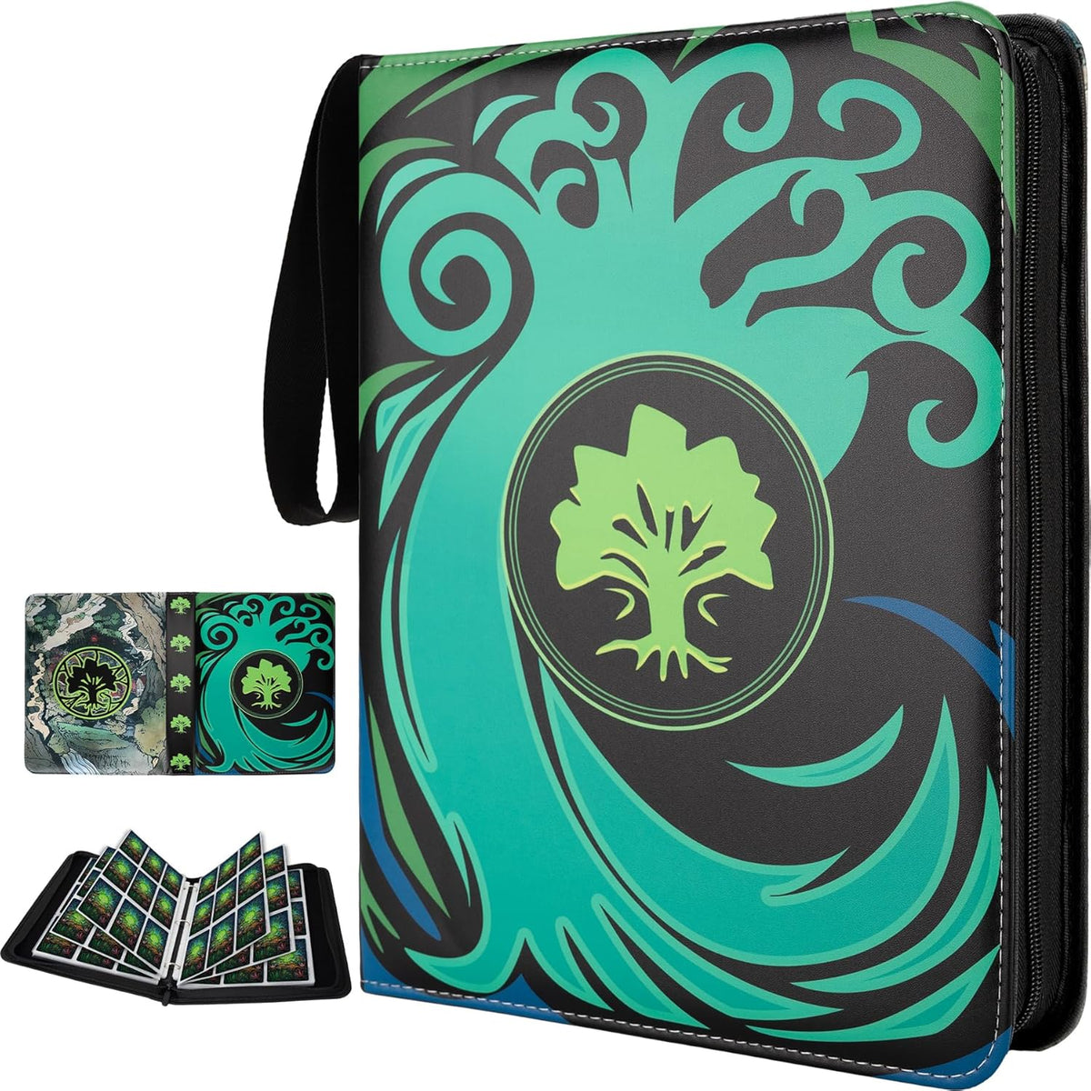 9 Pocket Card Binder for MTG/YGO/PTCG/Game Cards, Holds 900 Cards,Premium Card Collector Book for