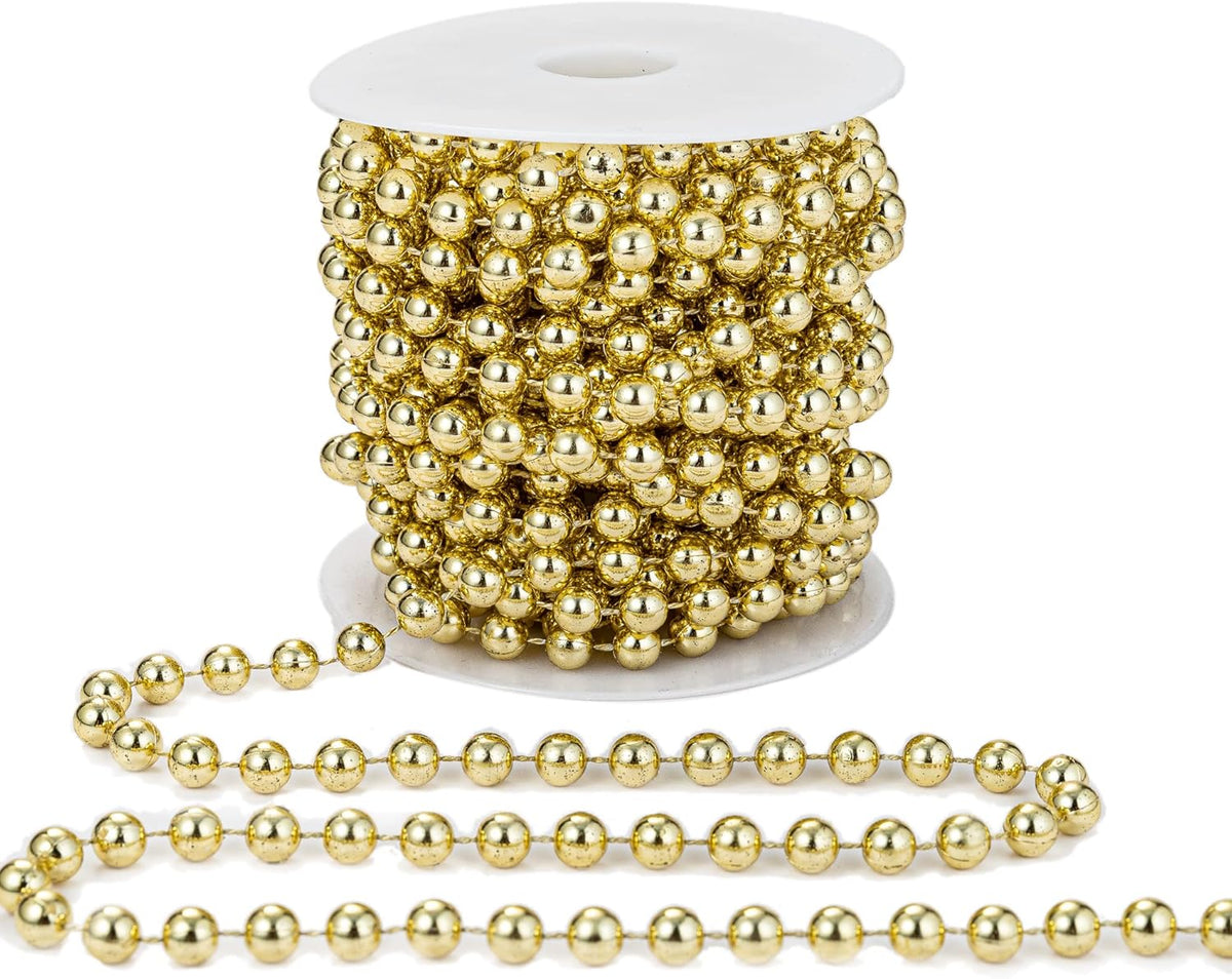 8mm Crafts Faux Pearl Beads Garland Pearl Bead Roll Strand of Pearls to Decorate Floral