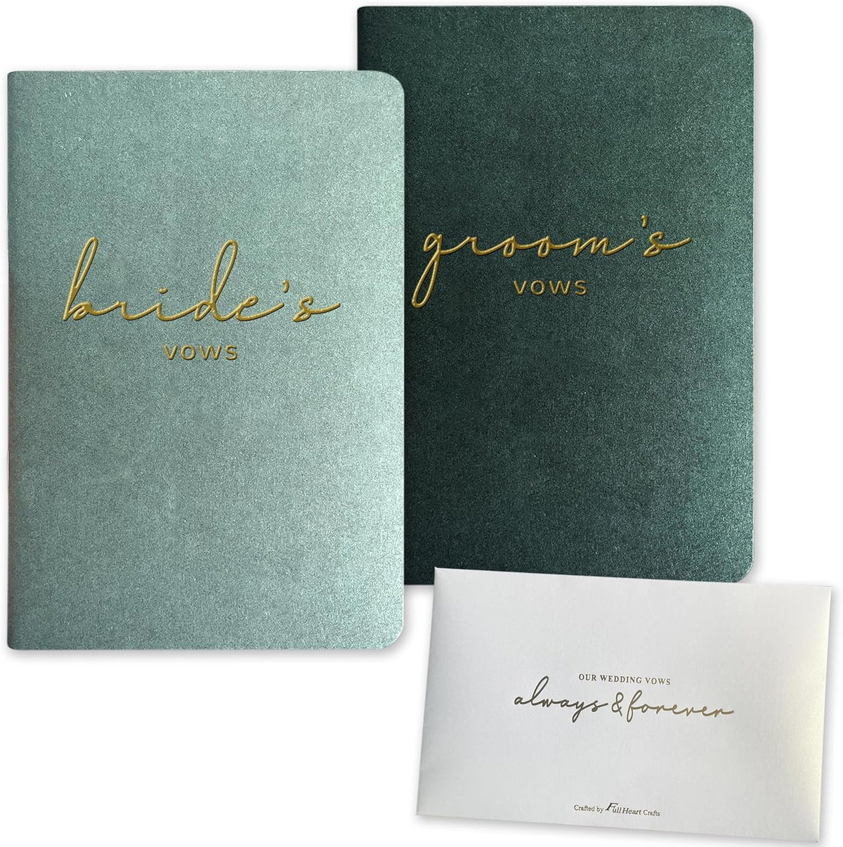 Vow Books His and Hers Wedding Vow Books Bride and Groom Vow Books Wedding Essentials Wedding