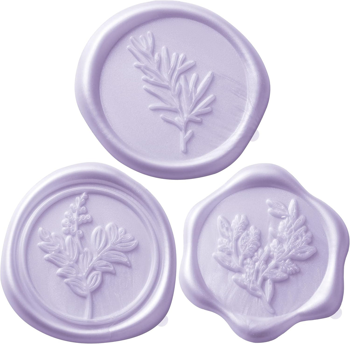 Wax Seal Stickers (60 Pcs, 3 Designs in 1 Pack) Premium Envelope Seal Stickers for Wedding