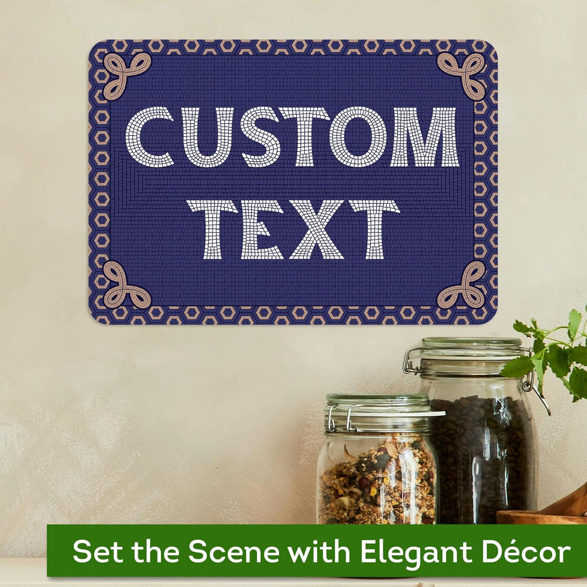 Custom Sign, Custom Street Sign, 11 Font Colors, 13 Font Styles, 4 Hole Options, 22 Sizes, 7x10