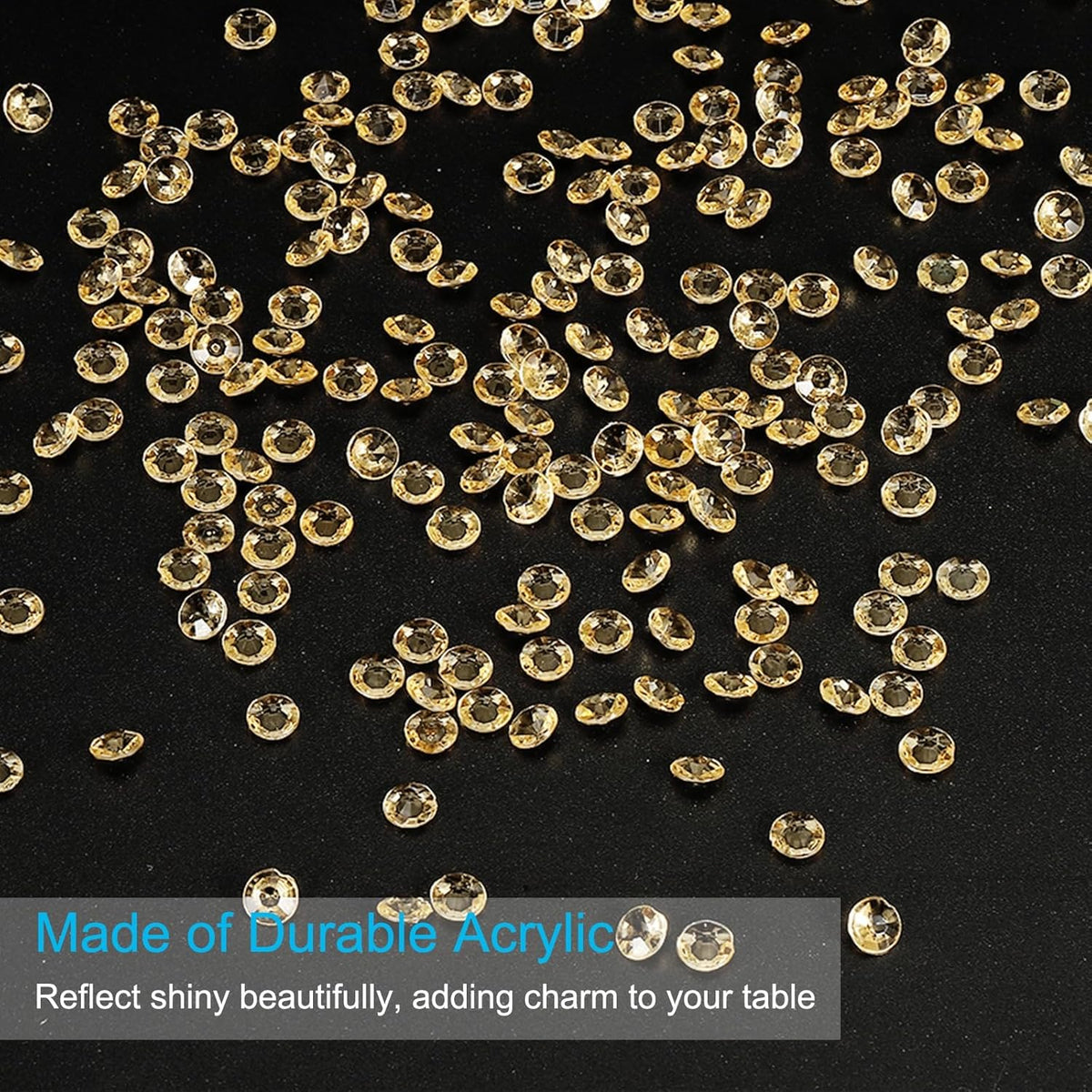 PATIKIL 4000 Pcs Wedding Table Scatter Confetti Crystals 6mm Acrylic Diamonds Vase Fillers Gems for