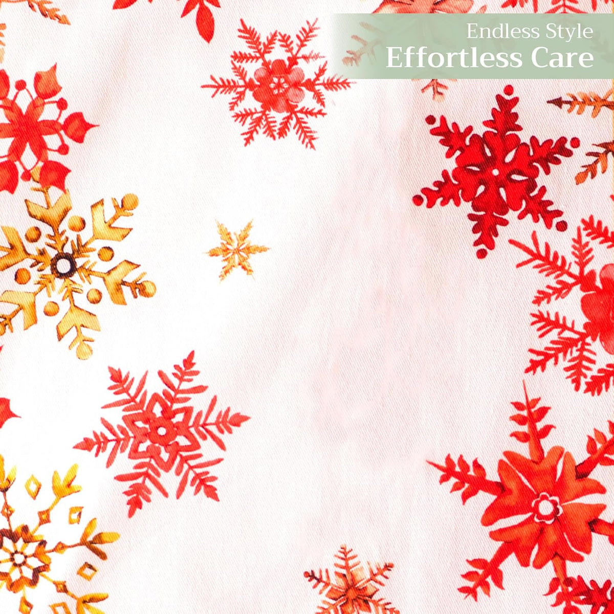 Maison d' Hermine Table Runner 100% Cotton Double Layer Table Runners 108 inches Long Decorative