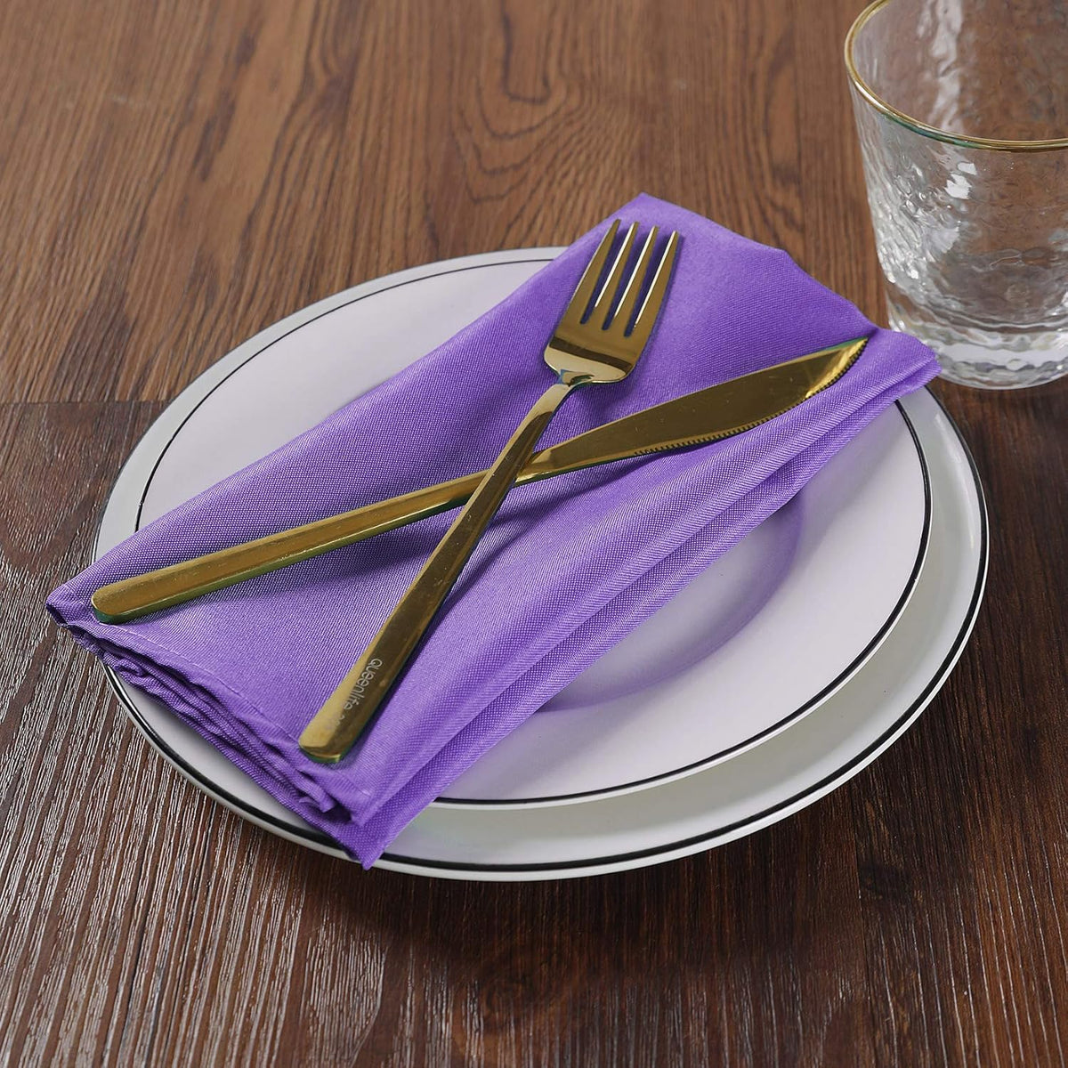Cloth Napkins 20x20 inch Washable Polyester Dinner Napkins Soft Table Napkins for Wedding Party