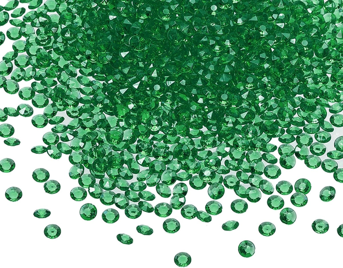 PATIKIL 4000 Pcs Wedding Table Scatter Confetti Crystals 6mm Acrylic Diamonds Vase Fillers Gems for