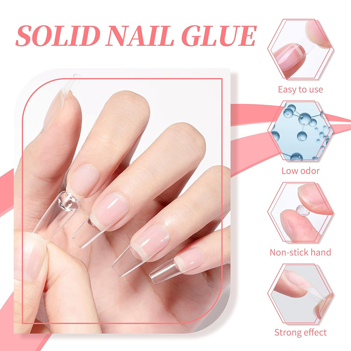 AIJIMEI Solid Builder Nail Gel - 15ml Solid Gel for Press Ons, False and Acrylic Tips Sculpting Gel