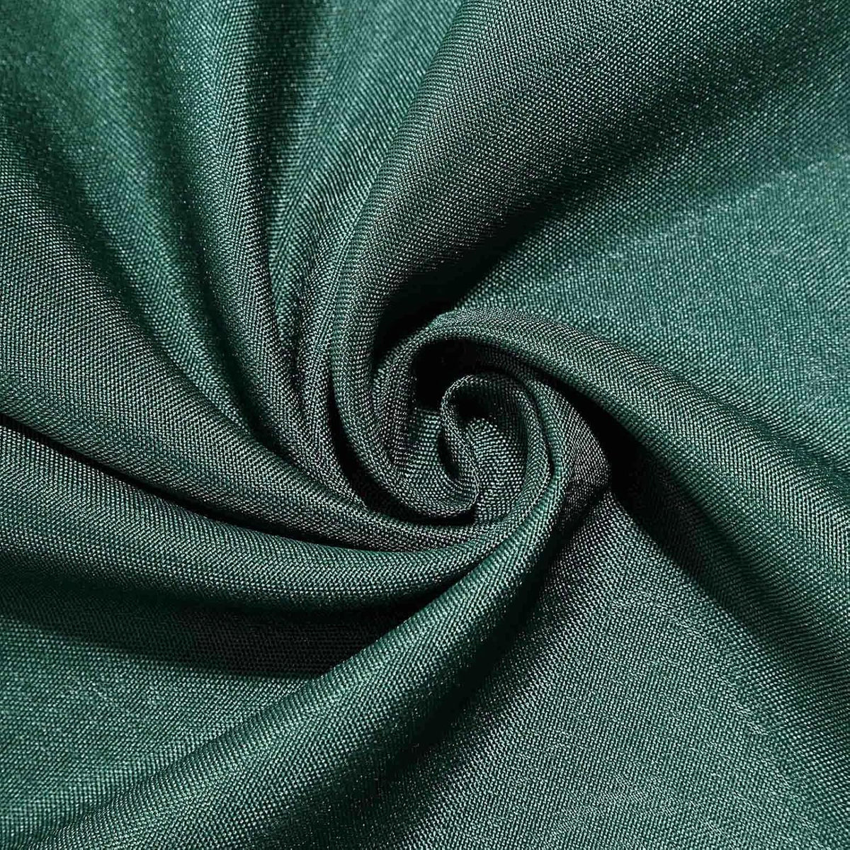 Efavormart 90" Hunter Emerald Green Wholesale Linens Polyester Square Linen Tablecloth for Kitchen