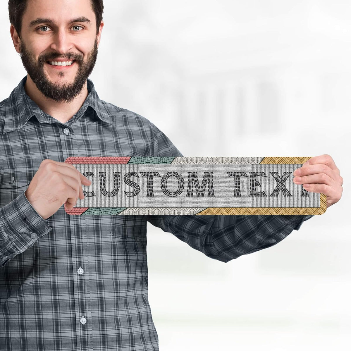 Custom Sign, Custom Street Sign, 11 Font Colors, 13 Font Styles, 4 Hole Options, 22 Sizes, 4x18