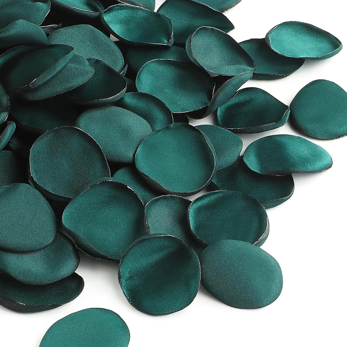 Floroom 300pcs Rose Petals Emerald Green Faux Silk Flower Petals for Wedding Flower Girl Basket