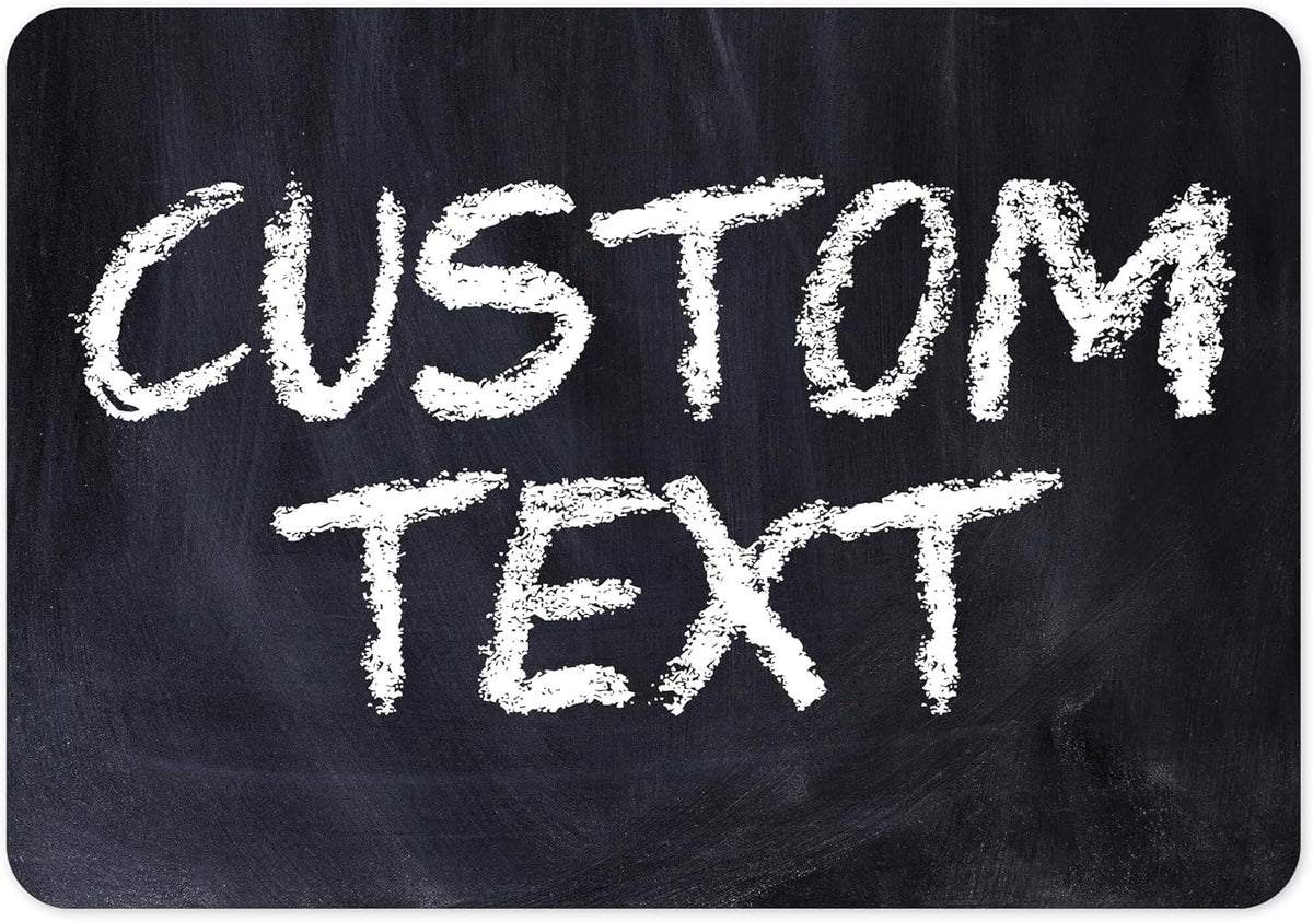 Custom Sign, Custom Street Sign, 11 Font Colors, 13 Font Styles, 4 Hole Options, 22 Sizes, 7x10