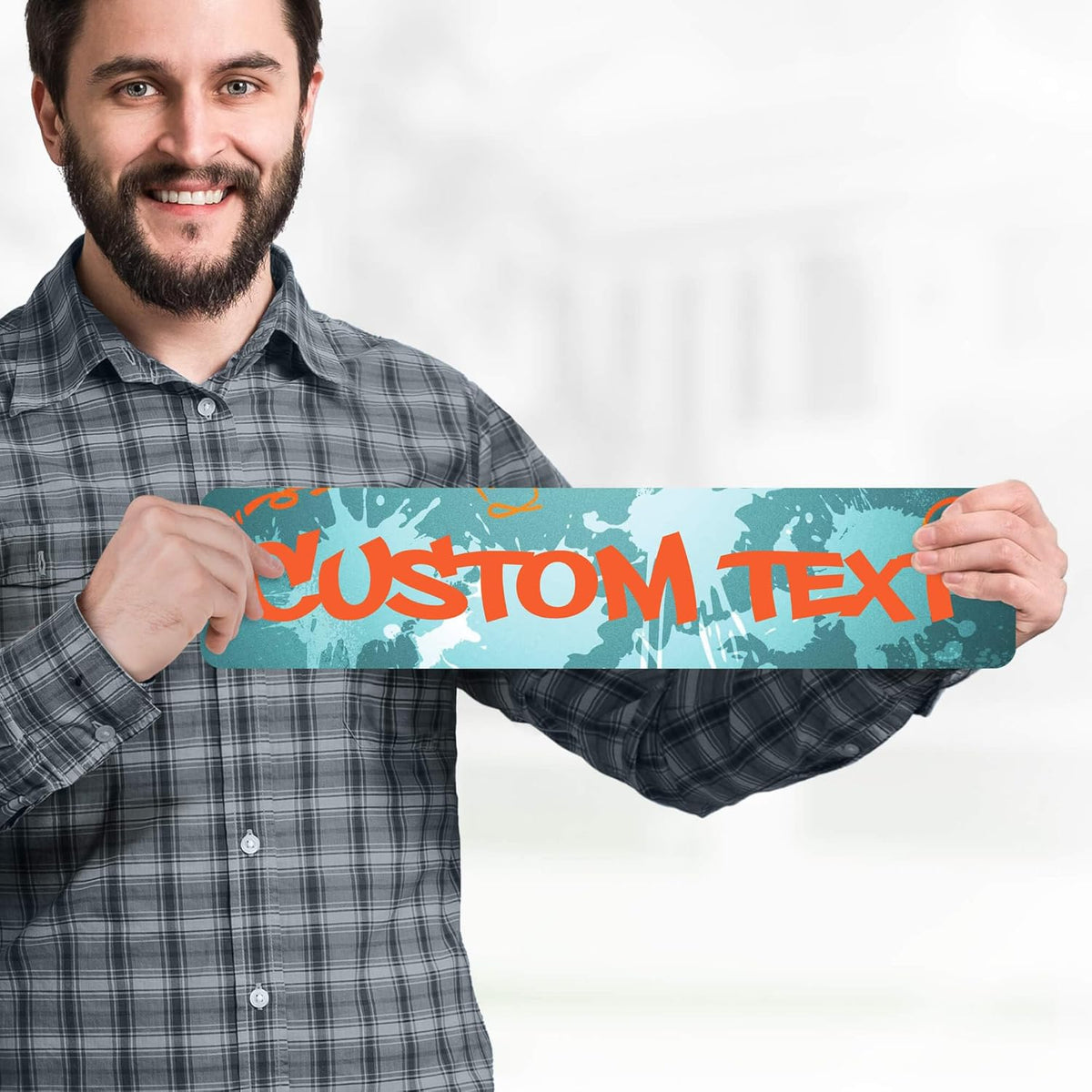 Custom Sign, Custom Street Sign, 11 Font Colors, 13 Font Styles, 4 Hole Options, 22 Sizes, 4x18