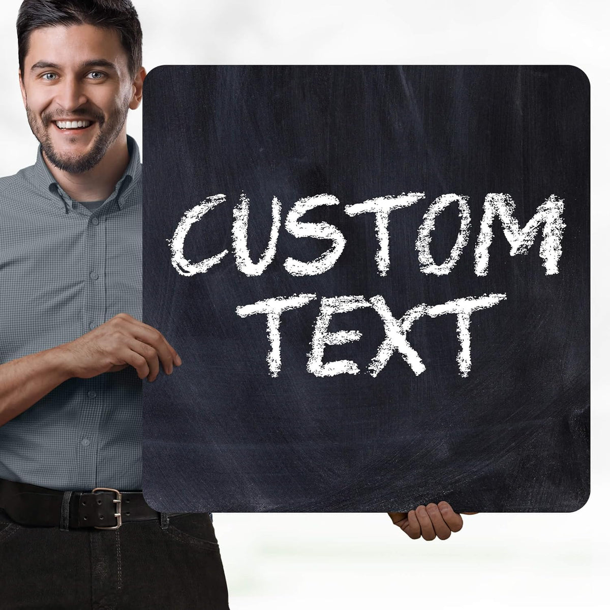 Custom Sign, Custom Street Sign, 11 Font Colors, 13 Font Styles, 4 Hole Options, 22 Sizes, 24x24